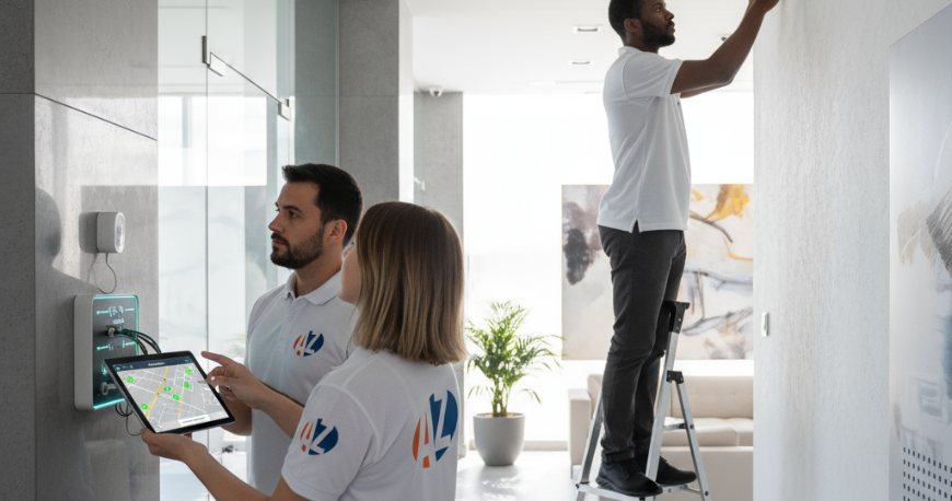 Alarmes e Sensores Inteligentes AZ Protege